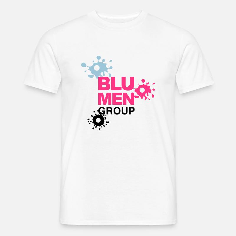 blumen group - Männer T-Shirt - Weiß