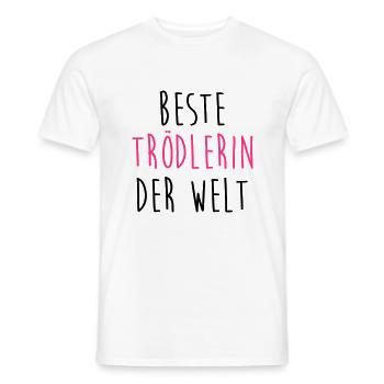 Trödler Trödlerin Trödelhandel Flohmarkt Antiquar - Männer T-Shirt - Weiß - Vorne - AI Model Male 178 dark (178cm)