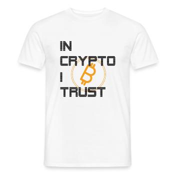Bitcoin Trading Crypto Stocks - T-shirt homme - blanc - Devant - AI Model Male 178 dark (178cm)