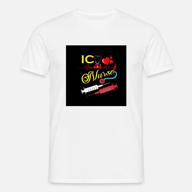 Nurse Injection Design - Männer T-Shirt - Weiß