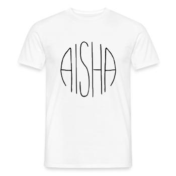 Aisha - T-shirt homme - blanc - Devant - AI Model Male 178 dark (178cm)