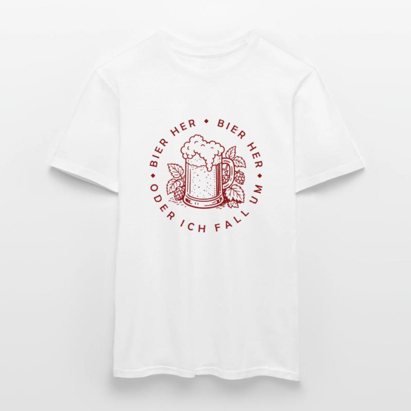 Bees here - Oder ich fall um! Men's T-shirt