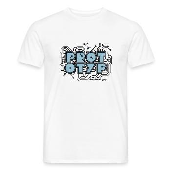Prototyp - iAM Special 1c - Männer T-Shirt - Weiß - Vorne - AI Model Male 178 dark (178cm)