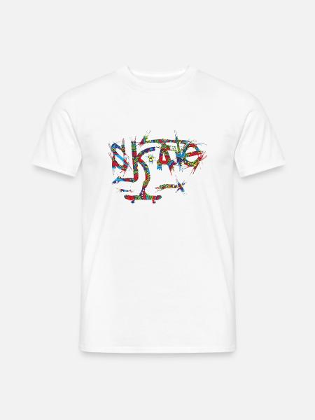 Skate - Men's T-Shirt - white