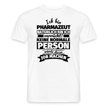 Pharmazeut Geschenke - Männer T-Shirt - Weiß - Vorne - AI Model Male 178 dark (178cm)