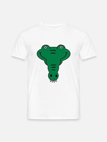 alligator - Men's T-Shirt - white