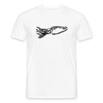 calamar - T-shirt homme - blanc - Devant - AI Model Male 178 dark (178cm)