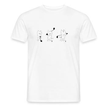 golf golfer golfen spielen player ball sports21 - Männer T-Shirt - Weiß - Vorne - AI Model Male 178 dark (178cm)