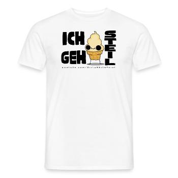 ICH GEH STEIL - Premium Longsleeve - Women - Men's T-Shirt - white - Front - AI Model Male 178 dark (178cm)