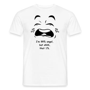 Lustige Sarkasmus Zitat - Männer T-Shirt - Weiß - Vorne - AI Model Male 178 dark (178cm)