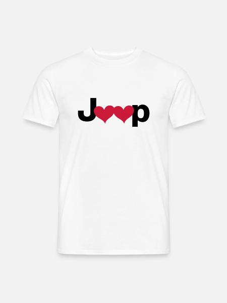 Jeep Love - Autonaut.com - Men's T-Shirt - white