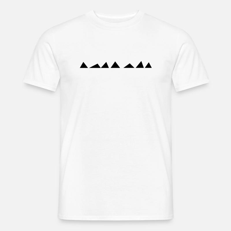 Triangles triangle - Men's T-Shirt - white