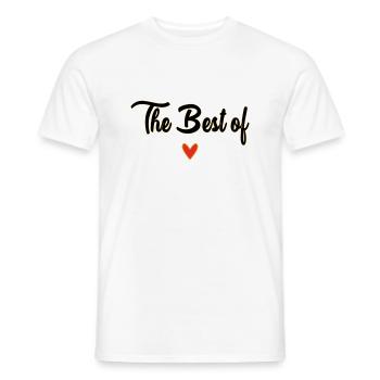 PAPOUNET. DAD. FATHER'S DAY. HAPPY FATHER'S DAY - Men's T-Shirt - white - Front - AI Model Male 178 dark (178cm)