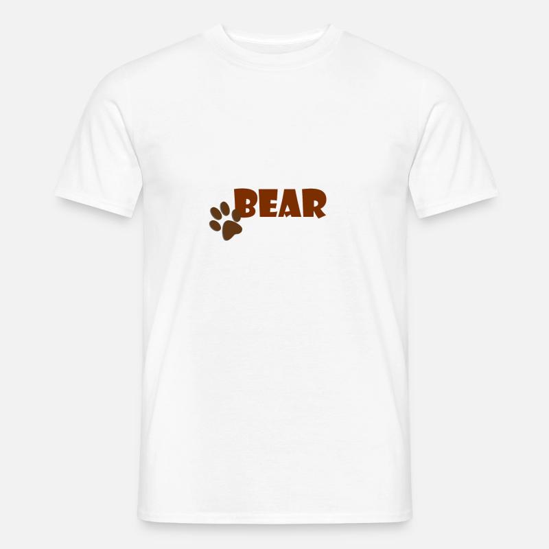 Bear - Männer T-Shirt - Weiß