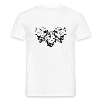 Grapes Grapes Wine Grapes Fruits fruits2 - Men's T-Shirt - white - Front - AI Model Male 178 dark (178cm)