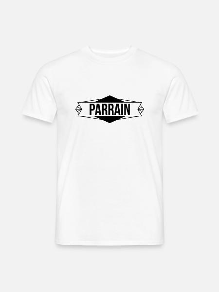 Parrain - T-shirt homme - blanc