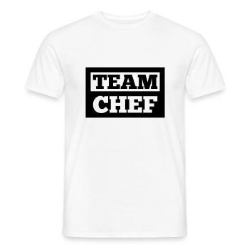 Team Chef - Männer T-Shirt - Weiß - Vorne - AI Model Male 178 dark (178cm)
