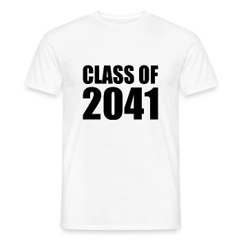 Class of 20241 - Männer T-Shirt - Weiß - Vorne - AI Model Male 178 dark (178cm)