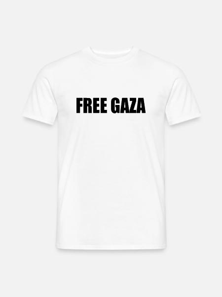 Free gaza - Men's T-Shirt - white