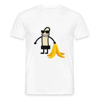 Lustiger Bananen Typ - Männer T-Shirt - Weiß - Vorne - AI Model Male 178 dark (178cm)