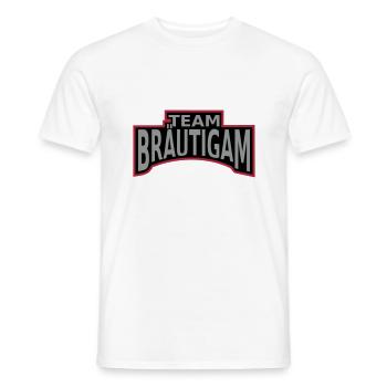 Junggesellenabschied Team Bräutigam - Männer T-Shirt - Weiß - Vorne - AI Model Male 178 dark (178cm)