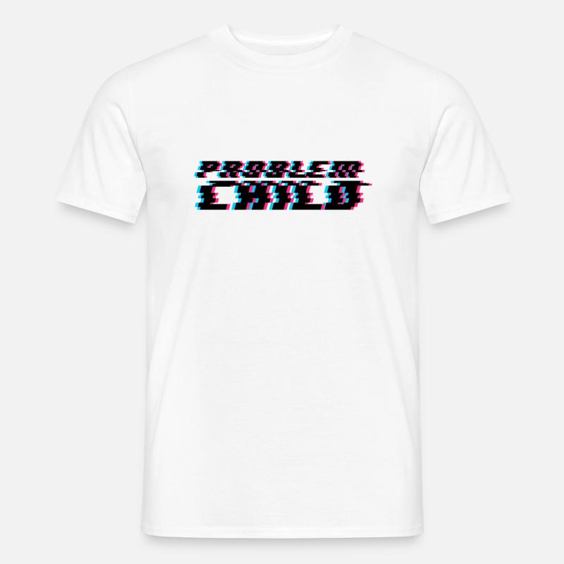 Problem Child (dunkel) - Männer T-Shirt - Weiß