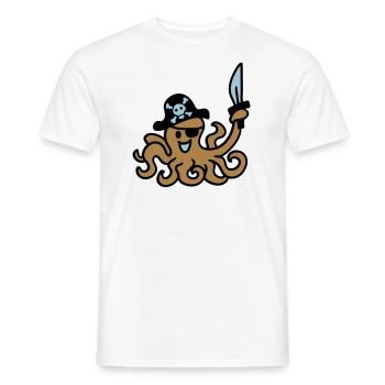 Pirate Otkopus 3 - T-shirt homme - blanc - Devant - AI Model Male 178 dark (178cm)