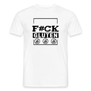 Gluten Free - Gluten Free Gift - Men's T-Shirt - white - Front - AI Model Male 178 dark (178cm)