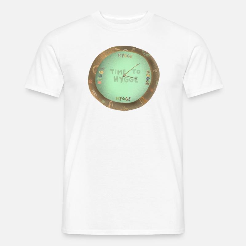 Hyggeclocktwork - Männer T-Shirt - Weiß