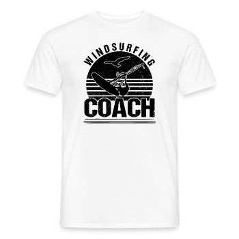 Windsurfing Coach - Men's T-Shirt - white - Front - AI Model Male 178 dark (178cm)