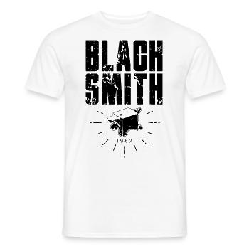 Blacksmith Forge Forging - Men's T-Shirt - white - Front - AI Model Male 178 dark (178cm)