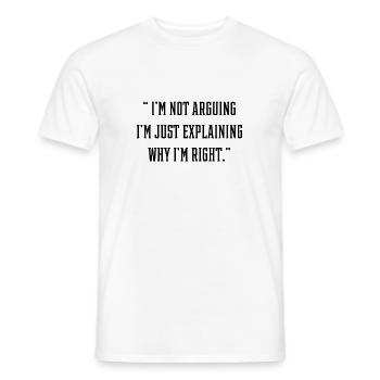 Quote Funny Birthday - Funny Quote Saying - Men's T-Shirt - white - Front - AI Model Male 178 dark (178cm)