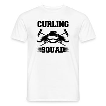 Équipe de curling - T-shirt homme - blanc - Devant - AI Model Male 178 dark (178cm)