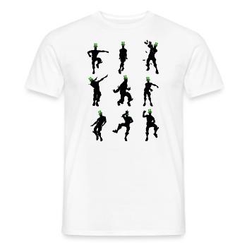Saint Patrick Day Dance - Men's T-Shirt - white - Front - AI Model Male 178 dark (178cm)