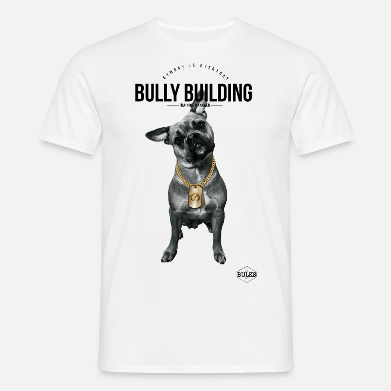 Bully Building - Männer T-Shirt - Weiß