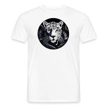 Jaguar - Männer T-Shirt - Weiß - Vorne - AI Model Male 178 dark (178cm)