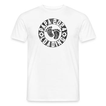 Father-to-be - Dad 2024 loading - Men's T-Shirt - white - Front - AI Model Male 178 dark (178cm)