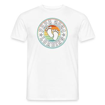 Father-to-be - Dad 2024 loading - Men's T-Shirt - white - Front - AI Model Male 178 dark (178cm)