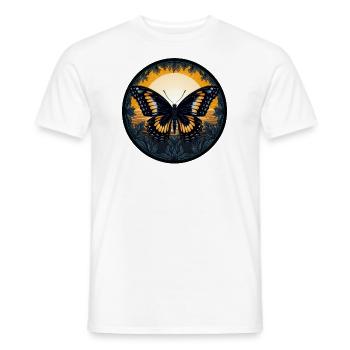 Papillon - T-shirt homme - blanc - Devant - AI Model Male 178 dark (178cm)
