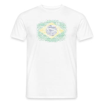 Brazil Flag Brazilian Flag South America - Men's T-Shirt - white - Front - AI Model Male 178 dark (178cm)