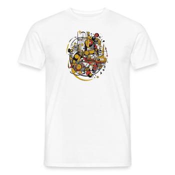 Art Drums Schlagzeug - Männer T-Shirt - Weiß - Vorne - AI Model Male 178 dark (178cm)