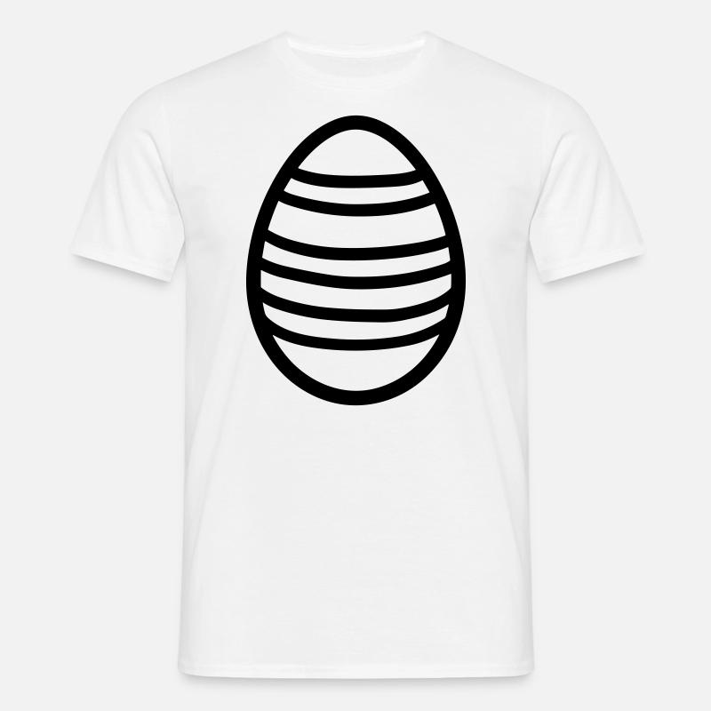 Osterei - Männer T-Shirt - Weiß