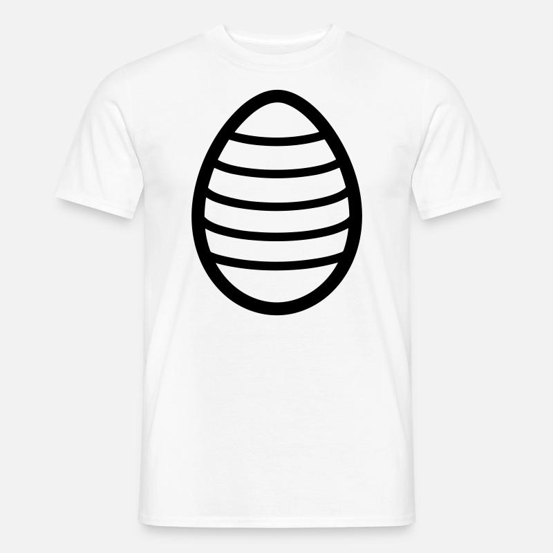 Osterei - Männer T-Shirt - Weiß