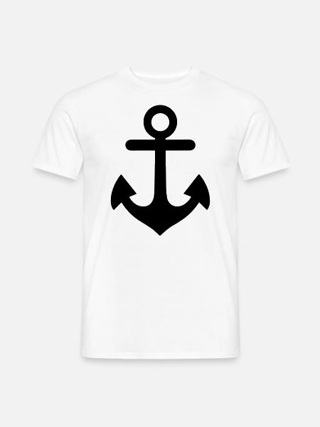 Ancre - T-shirt homme - blanc
