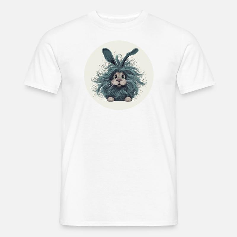 Hase - Männer T-Shirt - Weiß