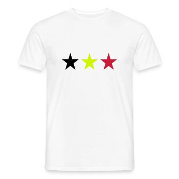 Belgien - Männer T-Shirt - Weiß - Vorne - AI Model Male 178 dark (178cm)