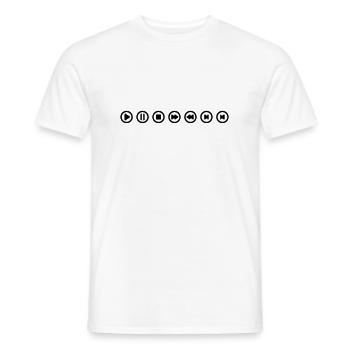Sound icons - Men's T-Shirt - white - Front - AI Model Male 178 dark (178cm)