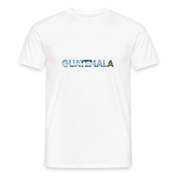 Guatemala Guatemalan Flagge DNA I Geschenk - Männer T-Shirt - Weiß - Vorne - AI Model Male 178 dark (178cm)
