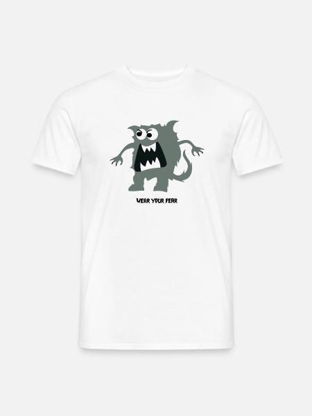 Afraid of teacher yelling? - Whoop - Men's T-Shirt - white