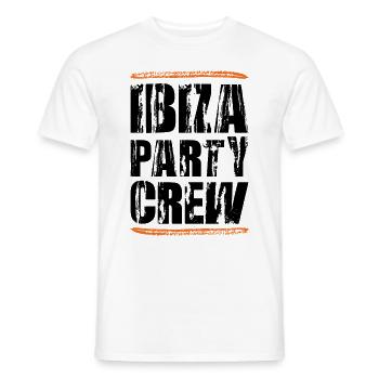 Ibiza Party Crew - Men's T-Shirt - white - Front - AI Model Male 178 dark (178cm)